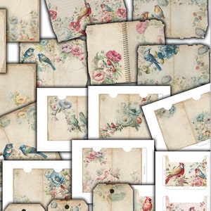 DIGITAL BIRDS Mega Bundle Junk Journal Kit Download Digital - Etsy