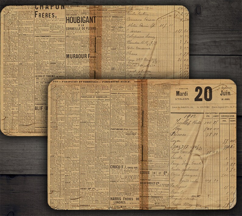 DIGITAL Printable Vintage Ephemera Digital Junk Journal | Etsy