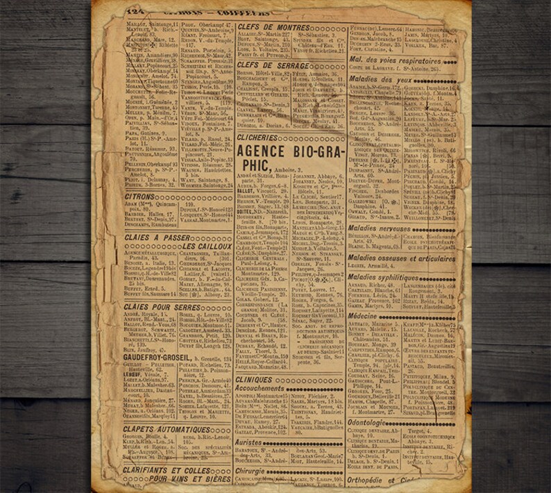 DIGITAL Vintage Newspapers Junk Journal Digital Collage Sheet Download VBM1872