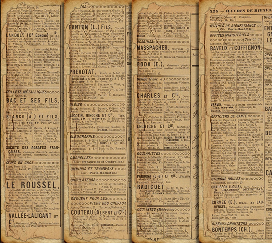 DIGITAL Vintage Newspapers - Junk Journal Digital Collage Sheet ...