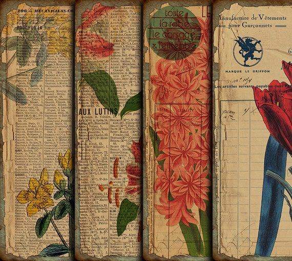 Junkjournal*『』 Forest Junk Journal, Botanical Journal Kit, Nature Journal
