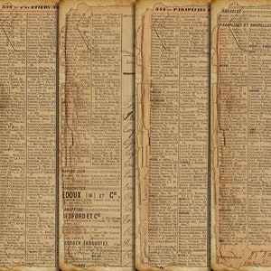 DIGITAL Vintage Newspapers - Junk Journal Digital Collage Sheet Download - VBM1868