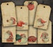 DIGITAL Printable Vintage Christmas Gift Tags - Digital Vintage Christmas Cards - VBM2258 
