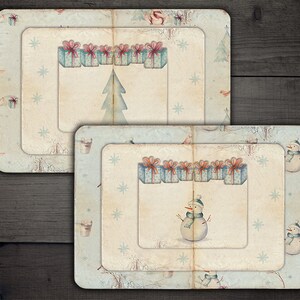 DIGITALE Weihnachten Junk Journal Printable Pages - Vintage Weihnachten Digital Paper - VBM2244