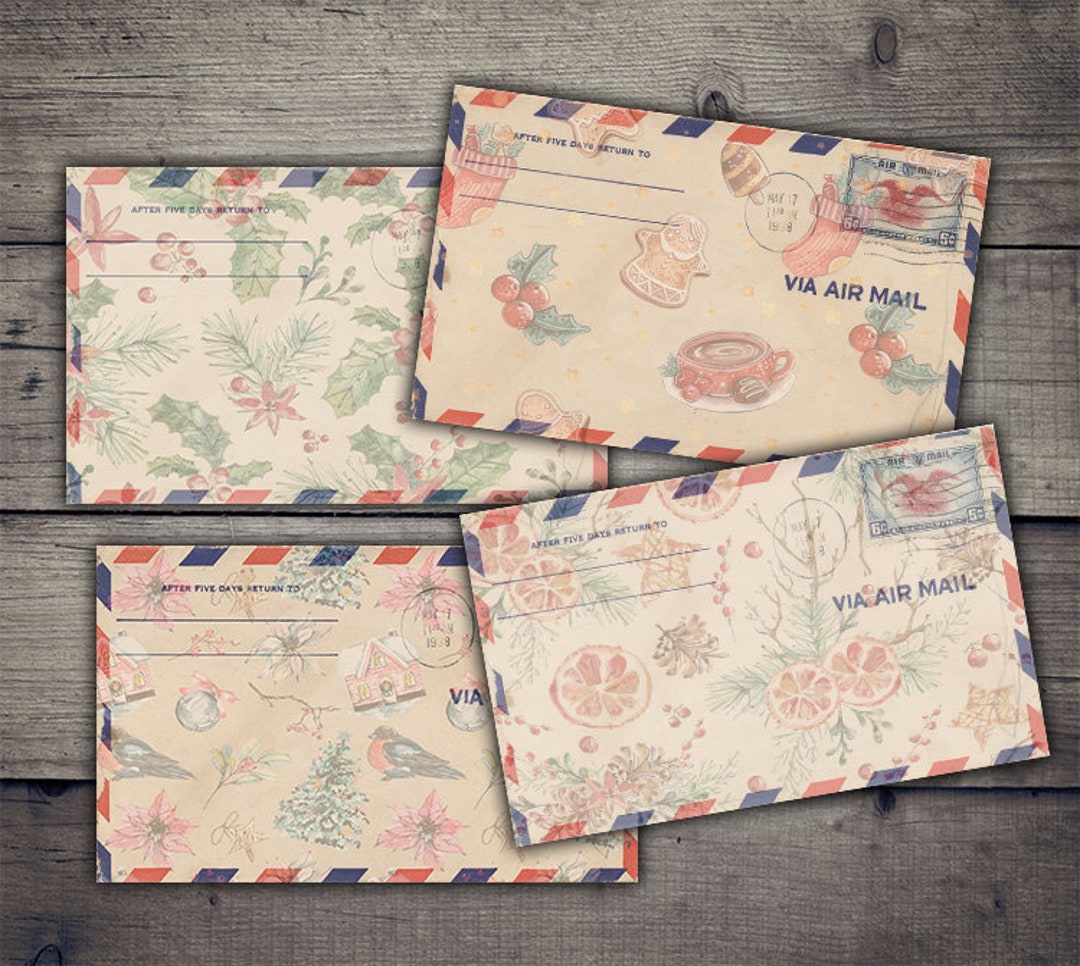 Airmail Christmas Printables Airmail Christmas Printables