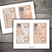 DIGITAL Vintage Floral Postcards Digital Collage Sheet - Etsy