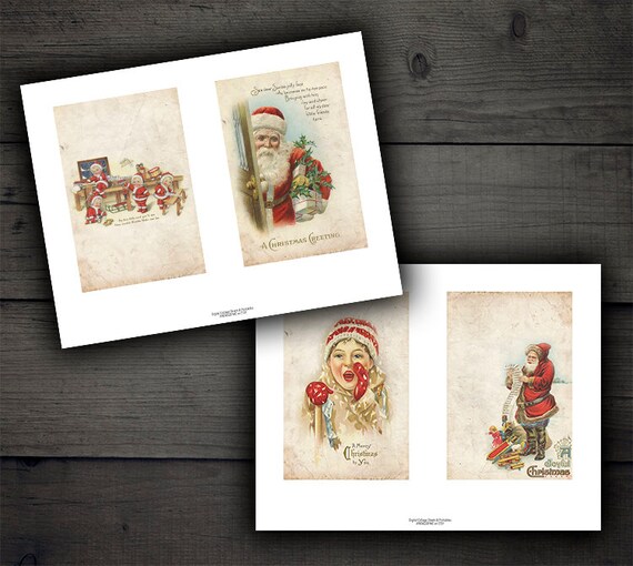 Vintage Christmas Paper Pack - 18 Sheets 25x25cm Retro Holiday Scrapbooking Paper, Double-Sided Designs For Cards & Crafts