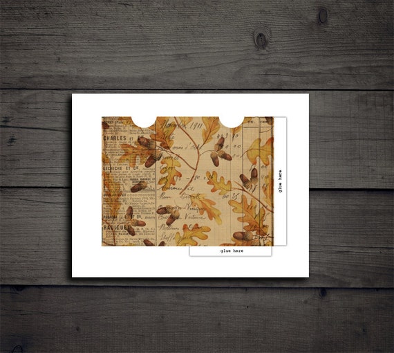 DIGITALES Herbst Junk Journal Kit - Digitaler Papier Download