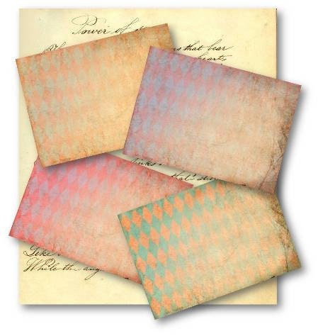 DIGITAL Check Pattern Tags Digital Collage Sheet Download - Etsy