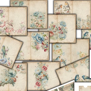 DIGITAL BIRDS Mega Bundle Junk Journal Kit Download Digital - Etsy