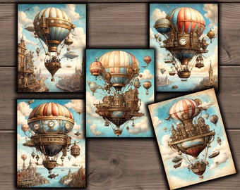 Sumiページ Steampunk Digital Paper, Printable Steampunk Gears, Clocks