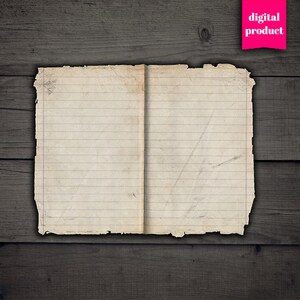 DIGITAL Grunge Blank Junk Journal Pages - Printable Grunge Journaling ...