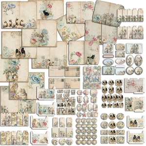 Téléchargement de kit de journal indésirable pour chats, kit numérique de journal indésirable pour chats, kit imprimable pour journal indésirable pour chats - VBM2910