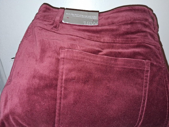 Merlot Velvet-Touch Soft Surroundings Jeans