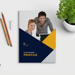 Corporate Profile Brochure Template: A4, US Letter, 24 Pages (INDD, IDML)