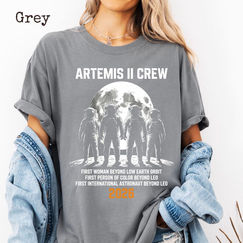 Artemis II Moon Mission Shirt, NASA Inspired Space Exploration T-shirt ...
