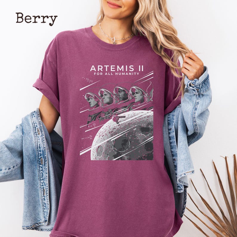 Artemis II Moon Mission Shirt, NASA Inspired Space Exploration T-shirt ...