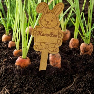 Süße Beetschilder aus recyceltem Holz | Pflanzenstecker | Gemüsebeet | Hochbeet | Gemüsegarten | Kräuterbeet
