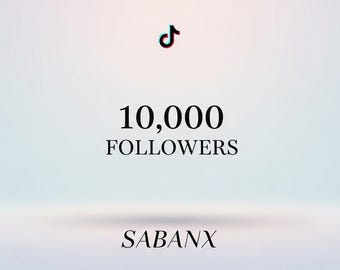 10.000 seguidores en TikTok / Entrega rápida / Servicio de crecimiento de seguidores reales / Impulsa tu cuenta de TikTok / Crecimiento instantáneo en redes sociales