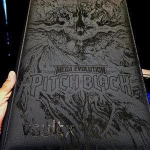 Pokemon Pitch Black Mega Darkrai Master set binder - Vault X 9 pocket black