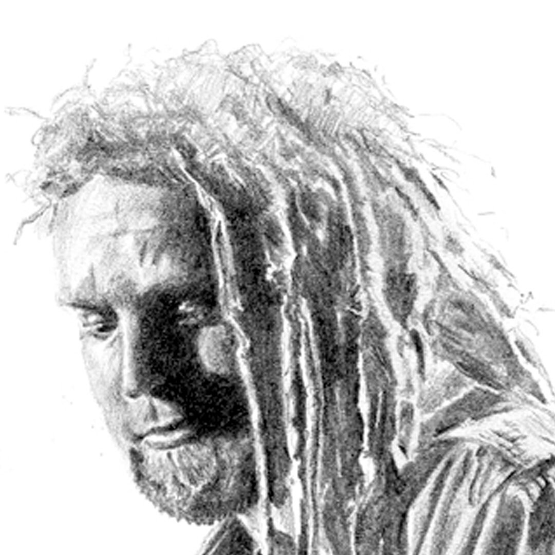 Original Newton Faulkner Pencil Drawing Etsy