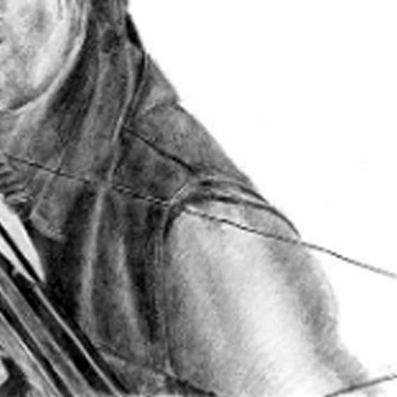 WALKING DEAD Daryl Dixon Pencil Drawing - Etsy