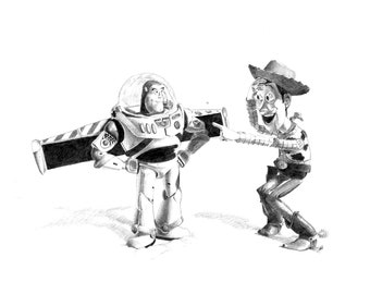 TOY STORY pencil drawing