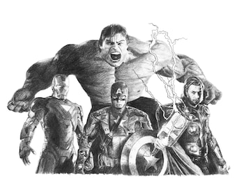 Easy Avengers drawing for begginers  tricks pencil colour  YouTube