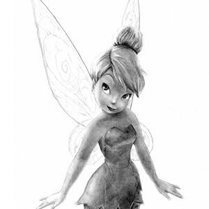 TINKERBELLE Bleistiftzeichnung