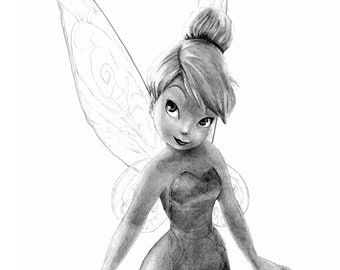 TINKERBELLE pencil drawing