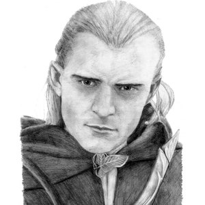 LEGOLAS Bleistiftzeichnung