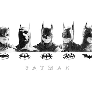 BATMEN pencil drawing
