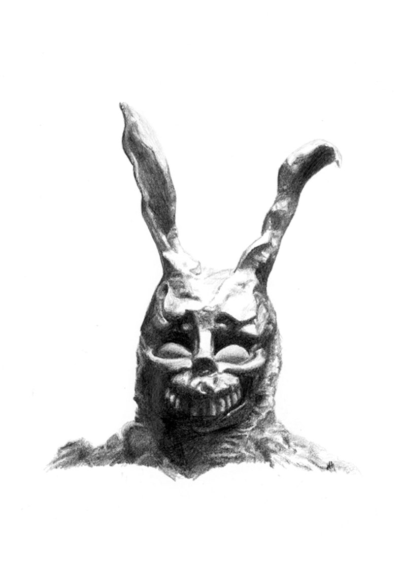 DONNIE DARKO pencil drawing Etsy