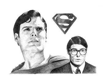 SUPERMAN pencil drawing