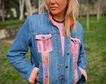 Frühlingsluft Jeans Jacke