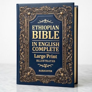 Etiopisk bibel på engelska komplett | Stor stil illustrerad inbunden bild 1