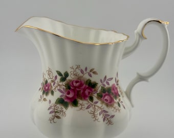 Royal Albert Lavender Rose Creamer – Bone China England, Vintage Floral Milk Jug