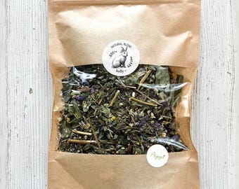 Mezcla de hierbas para conejos para la digestión - Panceta - Corte de forraje