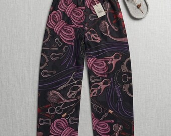 Bdsm pajamas(only pants),St andrews cross , kinky clothes,bdsm gear, adult clothing , kink clothes, sex toys , womens pajamas, sexy clothes