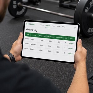 Workout Program Progress Tracker Spreadsheet | Strength Training Log for StrongLifts PPL Wendler | Lifting Planner image 2