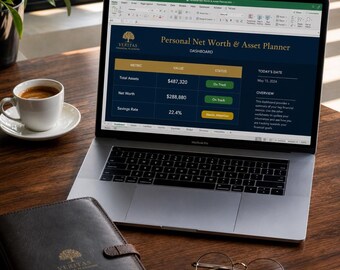 Personal Net Worth Tracker Spreadsheet with Retirement Calculator and Asset Allocation Planner