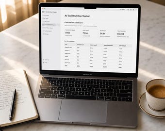 AI Tool Tracker Notion Template - Subscription ROI Calculator and Workflow Planner for Freelancers