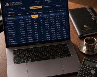 Real Estate Investment Deal Analyzer Spreadsheet BRRRR Wholesaler Buy and Hold Rental Property Calculator