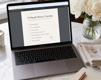 Wedding Planning Timeline Planner Spreadsheet with Vendor Comparison and Guest Size Timelines