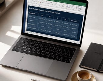 Small Business Expense Tracker Spreadsheet Profit and Loss Tracker for Freelancers Tax Prep Budget