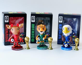 Mascottebeeldje FIFA World Cup 2026, replica trofee voor verzamelobjecten, souvenirdecor voetbalfan