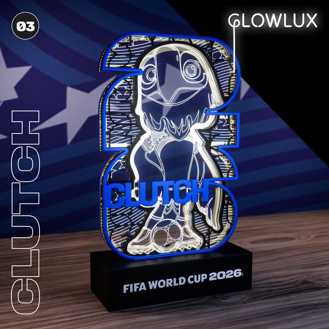 FIFA World Cup 2026 Mascot LED Light – Officially Licensed Clutch RGB ...