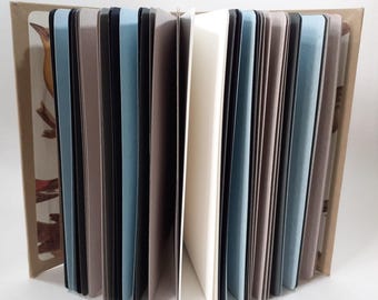 Carnet d'artiste (pastel) orné d'une gravure originale