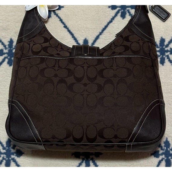 Coach Vintage Y2K Hampton Signature Hobo Clip Shoulde… - Gem