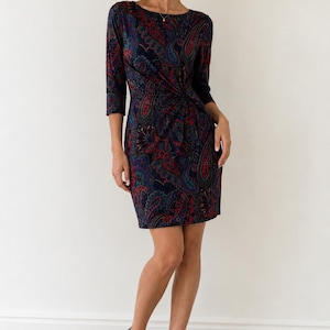 printed silk mini dress ralph lauren Ralph Lauren Collection Blanchet Floral-Print Silk Chiffon Mini Dress With Belt